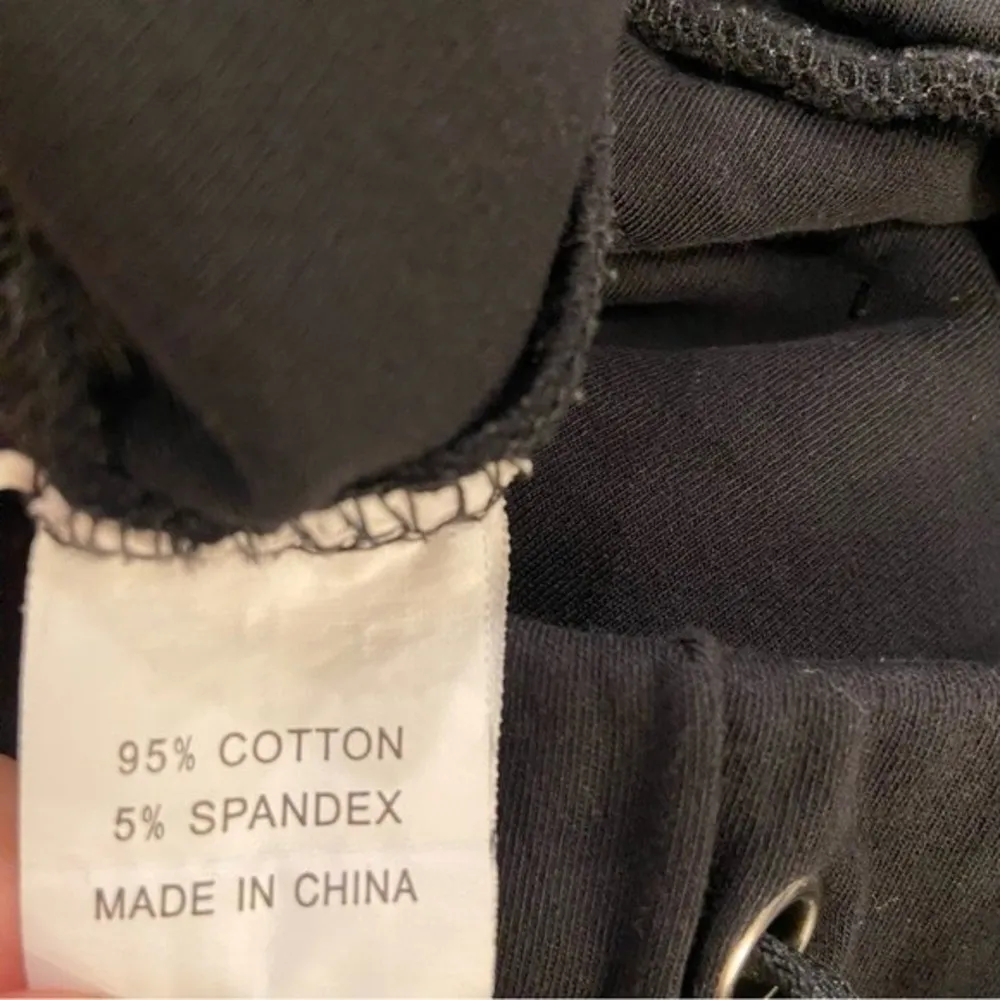 Adidas Yohji Yamamoto Y-3 Black Straight Leg Track Pants Drawstring Size Large - Image 11