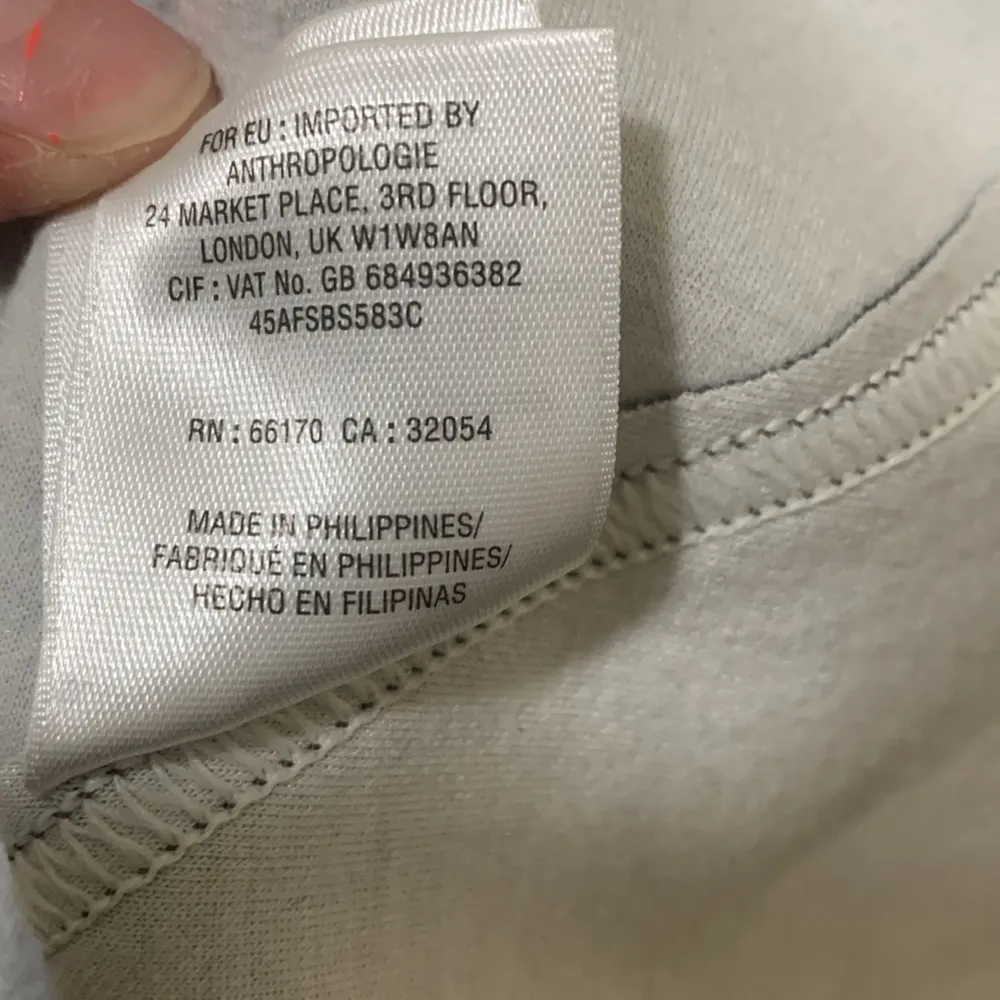 Anthropologie HD in Paris gray woman skirt size LARGE elastic waist 26” long - Image 7