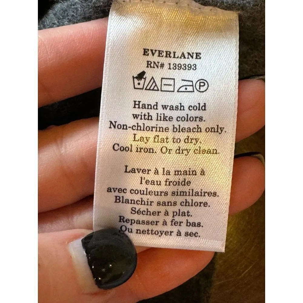 Everlane Heathered Charcoal Yak And‎ Wool Blend The Cozy Stretch Tank Size S NWT - Image 8