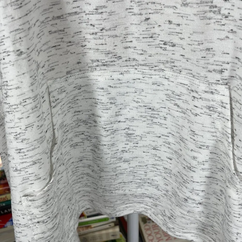 New York & Company Heather Gray Hooded Poncho Size S/M Small Medium - Image 5