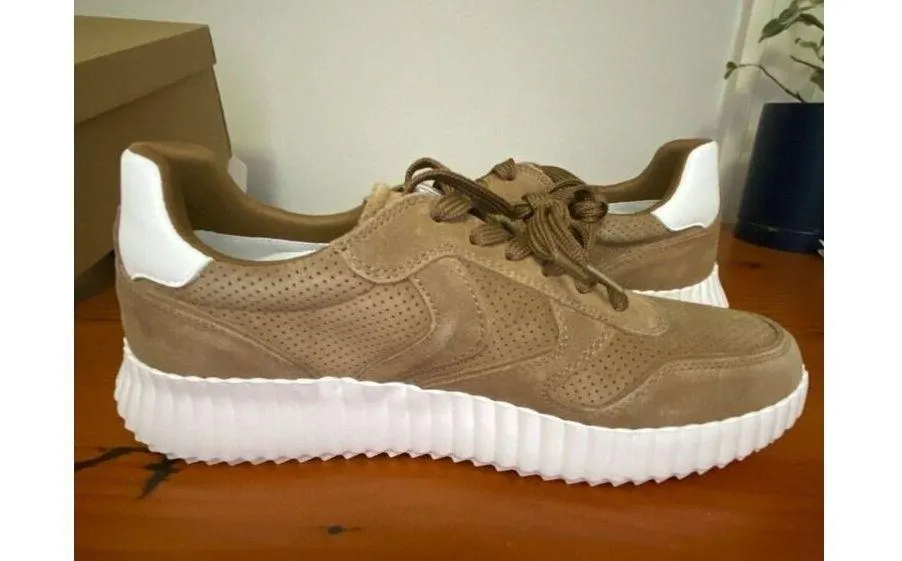 Steve Madden Shereen Women's Cheastnut Suede leather sneaker size 10 $99 MSRP - Image 7