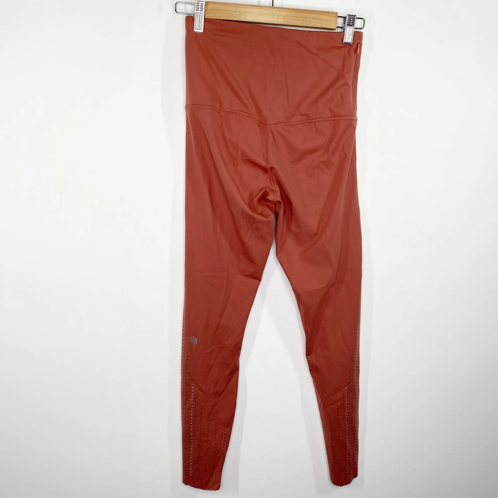MPG Rust Red Pull On Stretch Activewear Leggings Women's Size Small S - Image 2