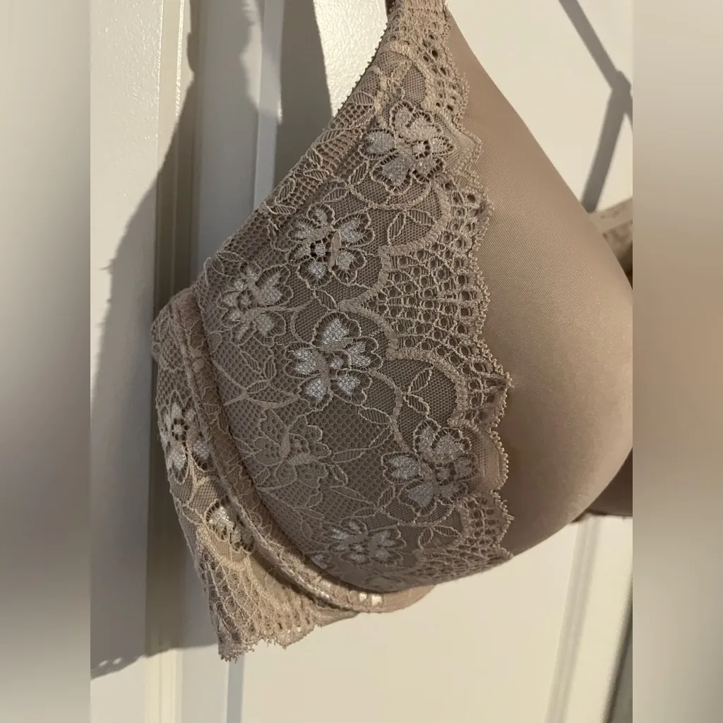 Torrid Perfect Full Coverage Underwire Padded Plus Size Lace Floral Bra 46D - Image 3