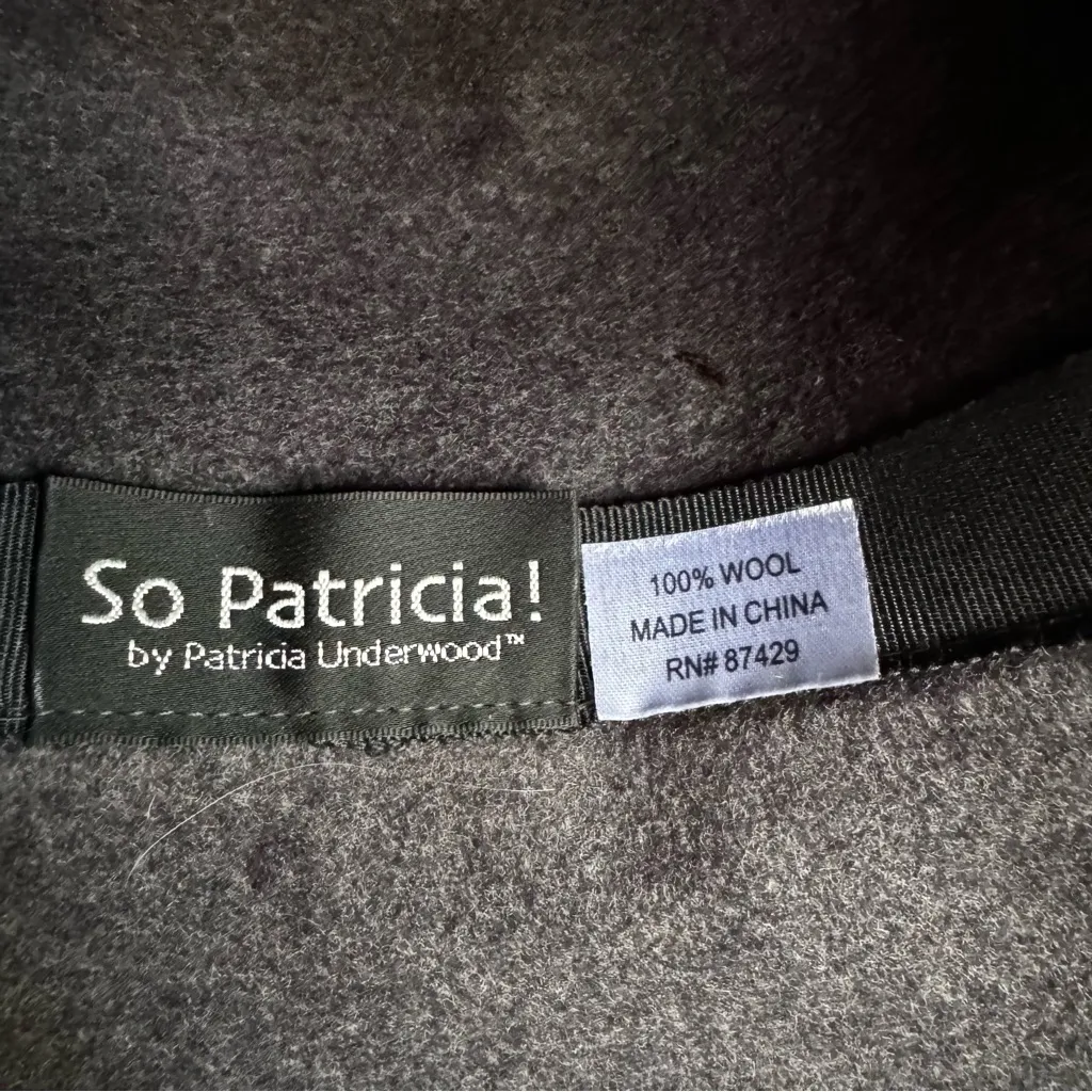 Patricia Underwood So Patricia! Women’s Wool Grey Cloche Hat Big Bow One Size Gray - Image 7