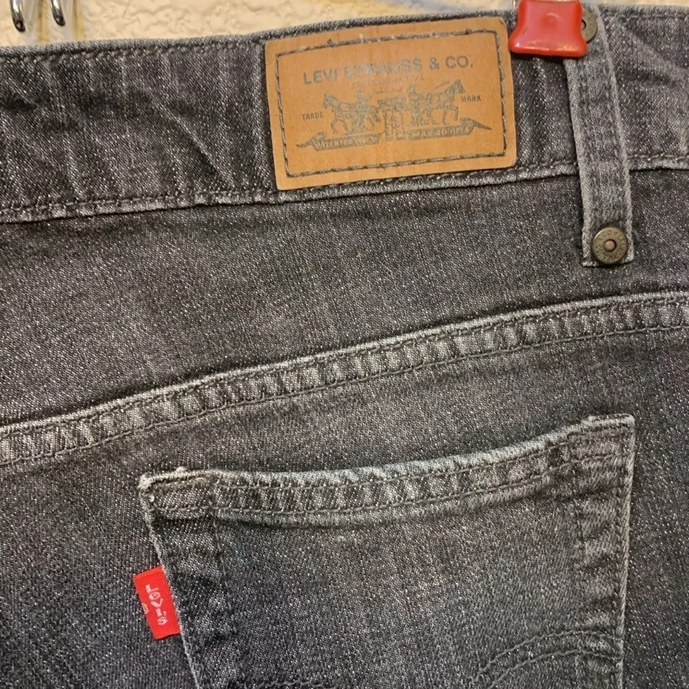 Black Levi’s Low Flare 537 sz 4M grunge goth boho western cowgirlcore rodeo - Image 6