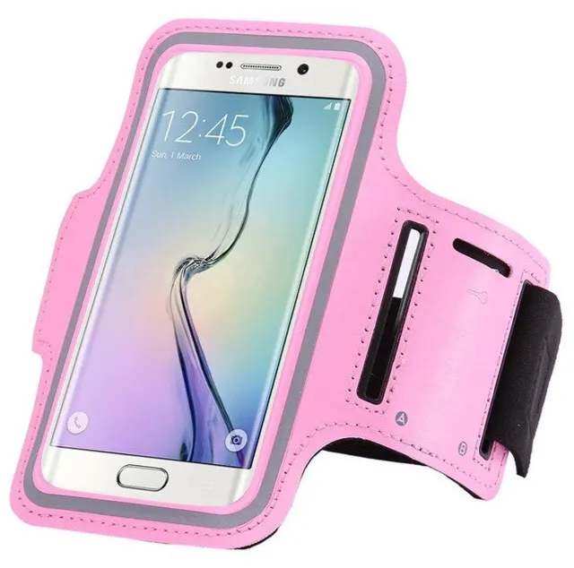 iPhone/Galaxy Sport Gym Exercise Armband Pink - Image 7