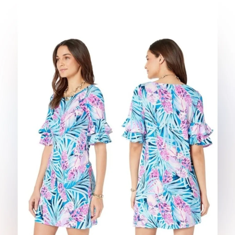 Lilly Pulitzer Lula Dress Mr Peacock Tweethearts S - Image 2