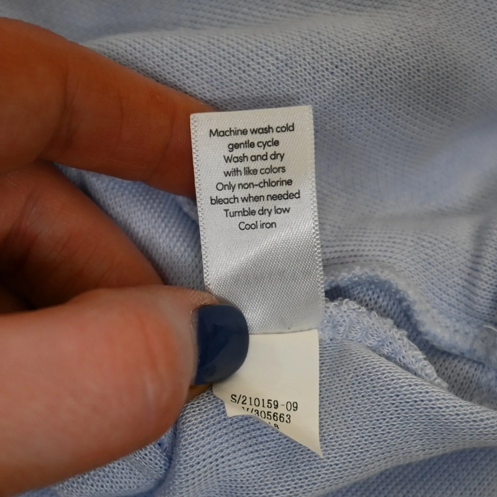 Athleta Womens ST Serenity Criss Cross Light Blue Sweatshirt - Image 9