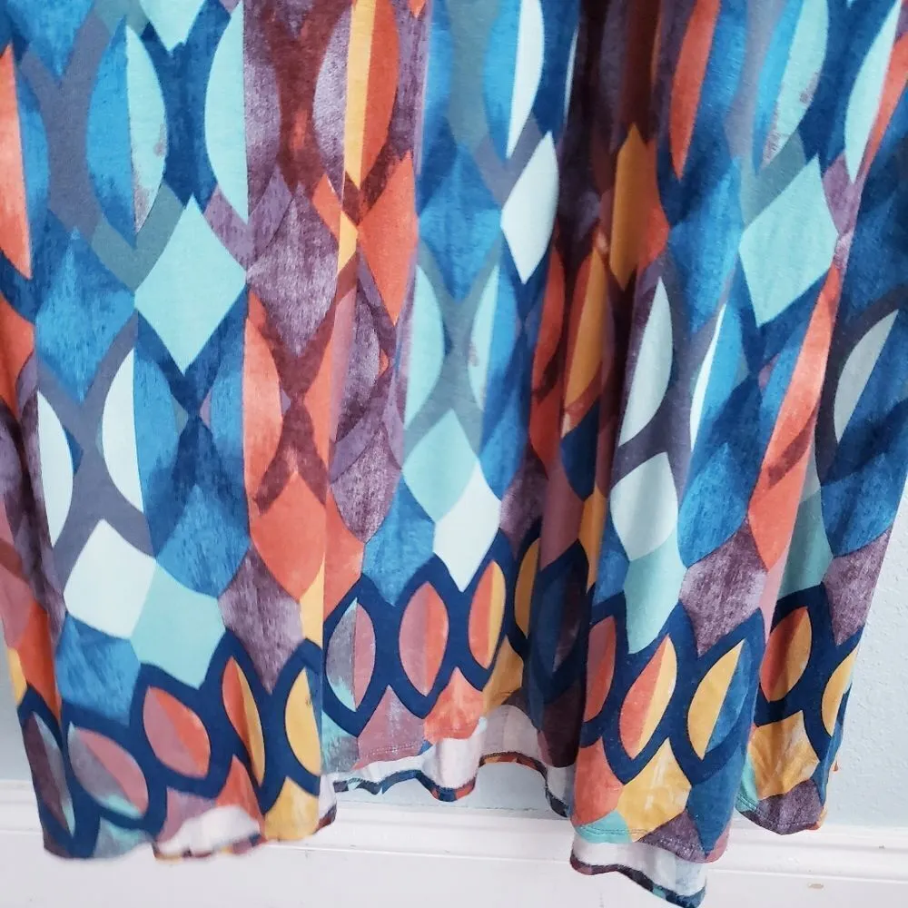 Anthropologie Maeve Noetzie Bohemian Geometric Maxi Dress - Image 3