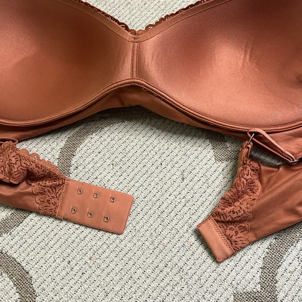 Aerie Real Sunnie Wireless Terracotta Bra size 38C - Image 9