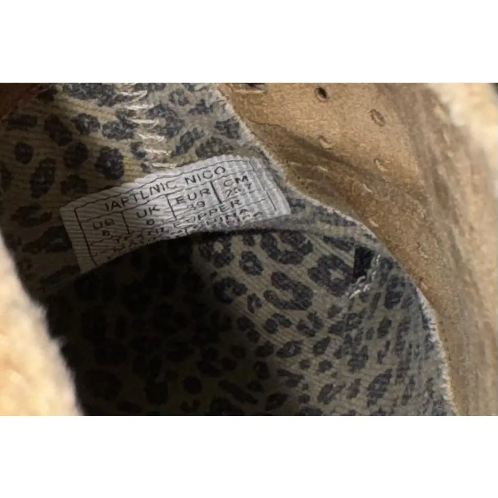 Billabong Womens Ankle Boots Sz 8 Nico Dune Beige Braid Tassels Faux Suede Boho - Image 9