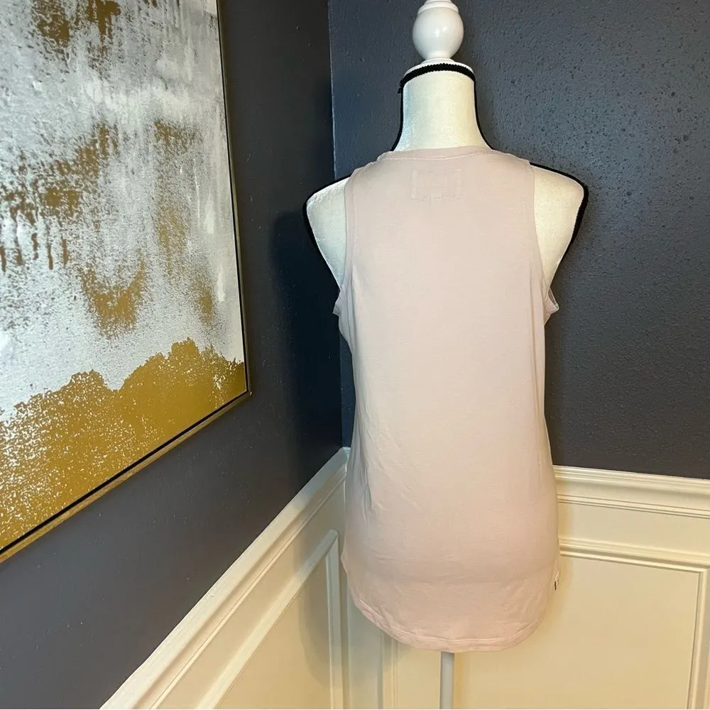 Pilot Athletic Wear High Neck Jacqueline Singlet Pink - Image 7