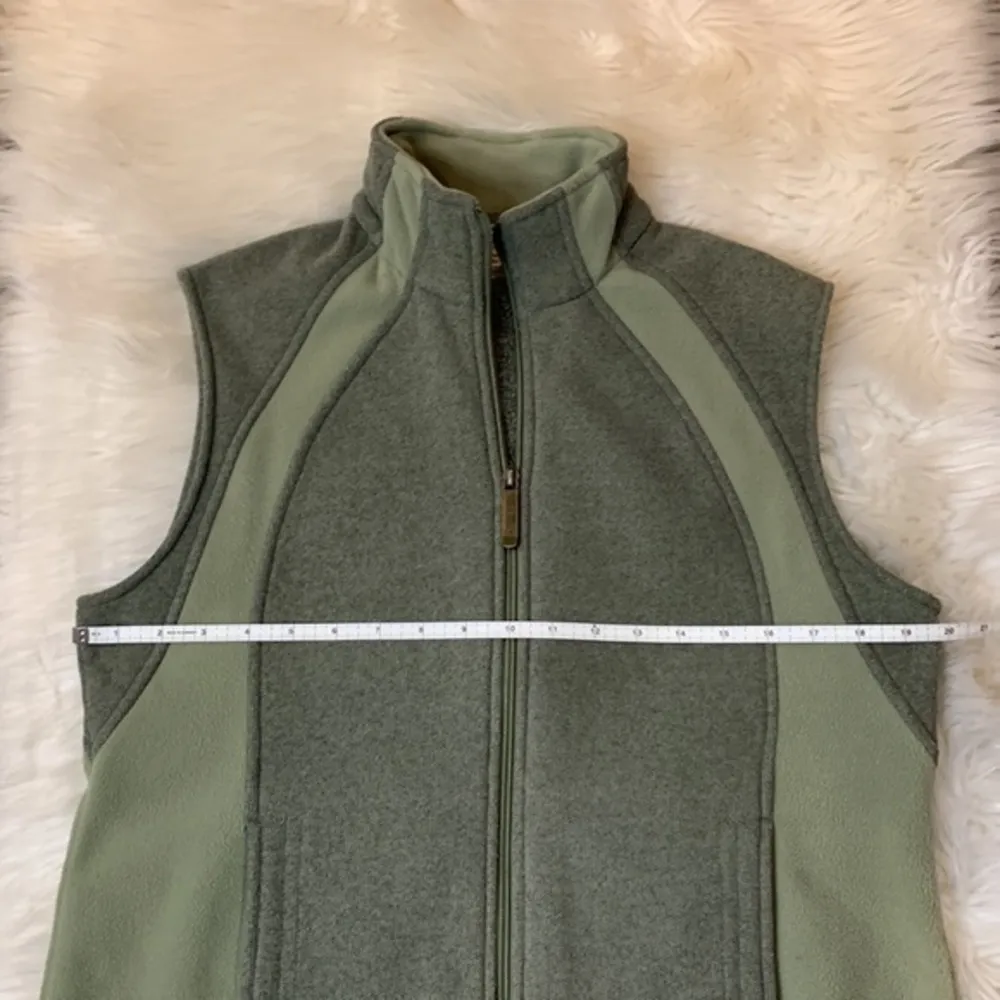 Woolrich fleece vest sage green M - Image 7