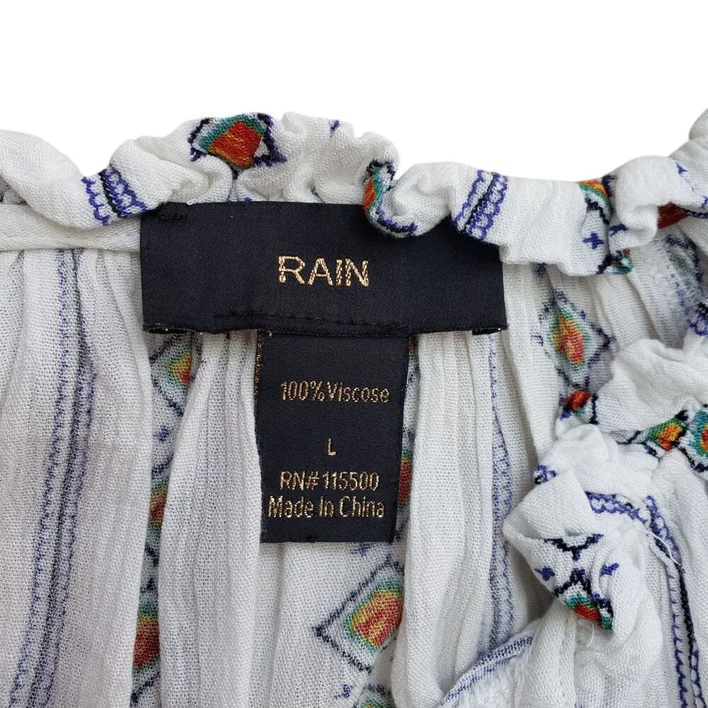 Rain Blouse Womens Large V - Image 4