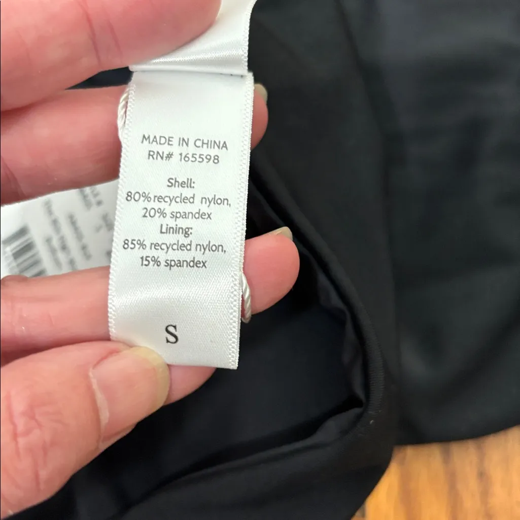 Andie bikini Set Santorini Top 90s High Waisted Bottom black size S NWT - Image 9