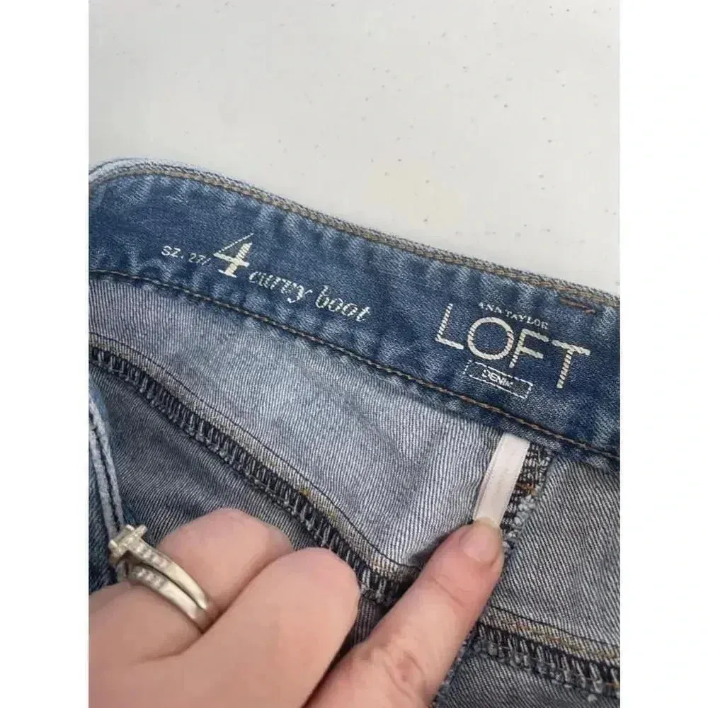 Women's Ann Taylor LOFT Curvy Boot Cut‎ Jeans - Size 4 GUC! - Image 12