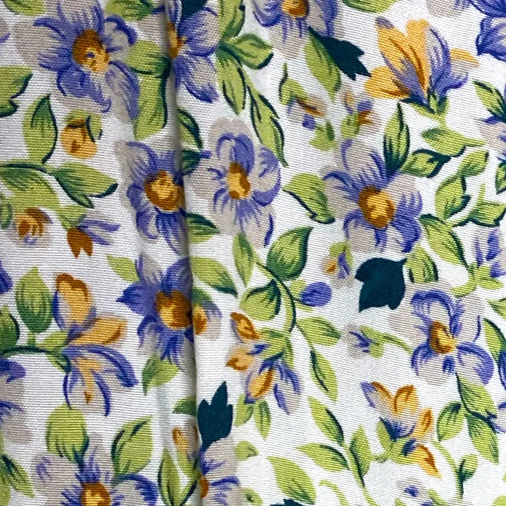 Vintage Liberty by I.C.I. Floral Dress Romper S 90s Ditsy
Cottage Core Pairie Green - Image 5