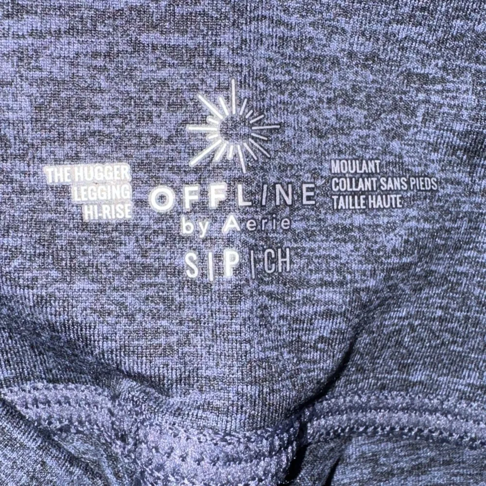 New AE Aerie Offline The Hugger Navy High Rise Leggings Athletic Pants Sz S - Image 9