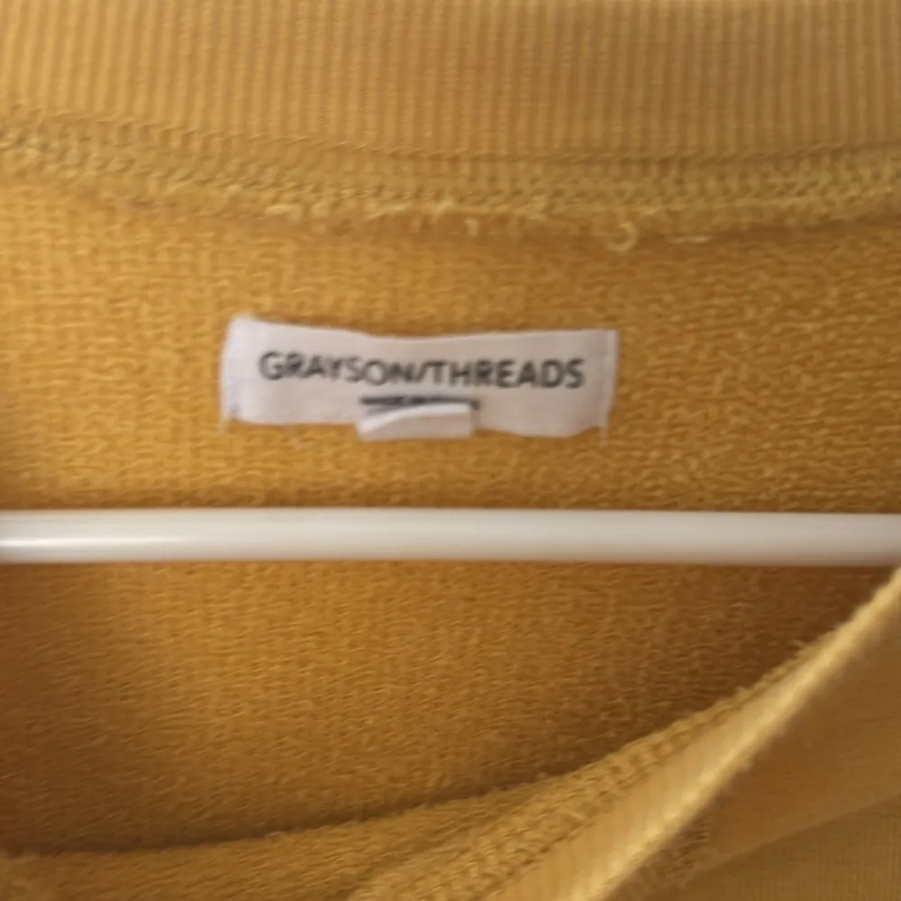 Mustard Yellow Joshua Tree 1991 Crop top Sweatshirt - Image 2