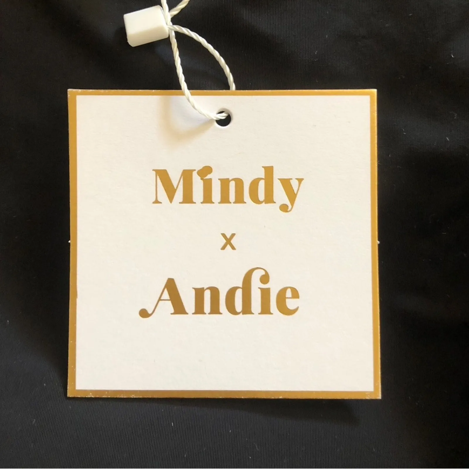 Mindy x Andie Swim NWT Elevated Textured Popcorn 2-Piece Bikini Classic Black XL - Image 13