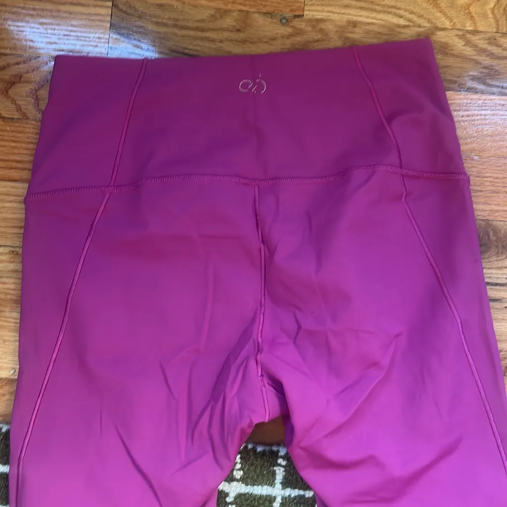 CALIA Pomegranate Punch POWER SCULPT Leggings Pink Size L - Image 9