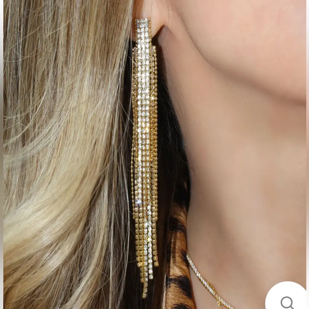 Jackie Mack ADHARA EARRINGS GOLD NWT - Image 4