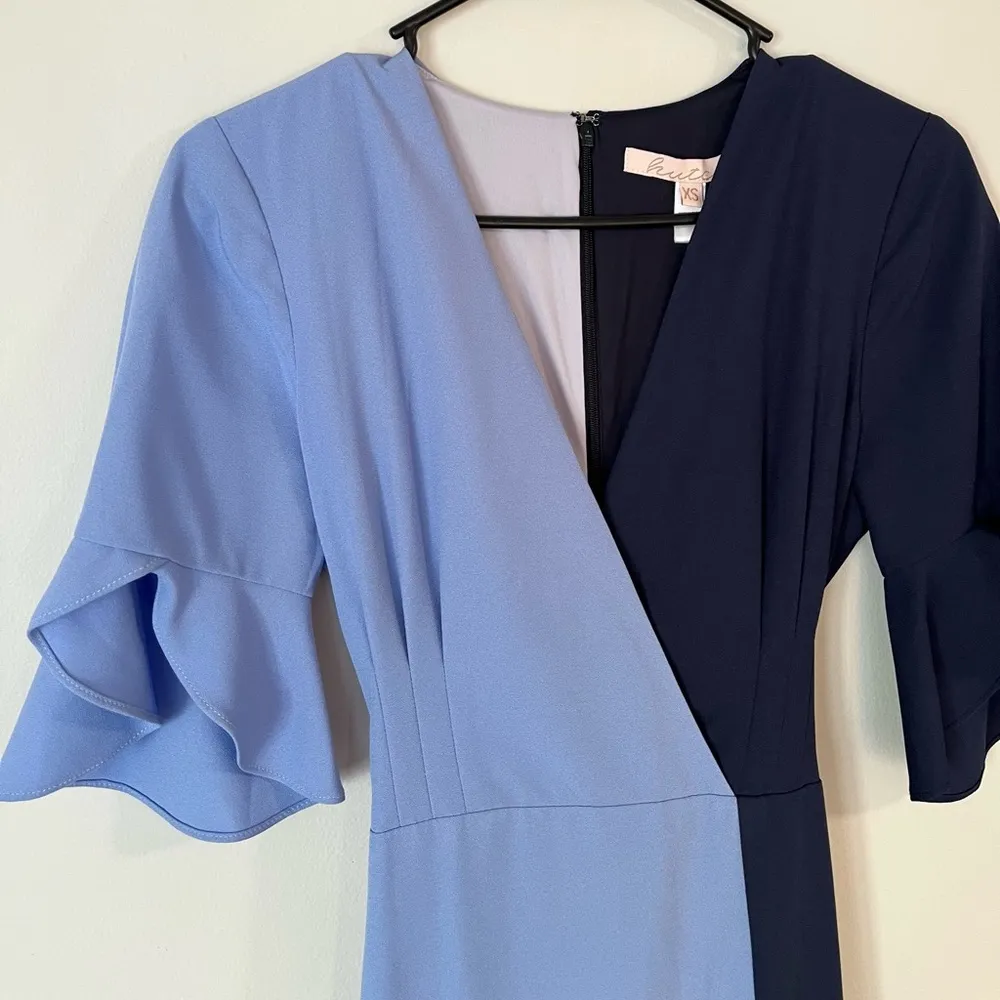 Hutch Colorblock Wrap Style Dress- Size XS - Image 5
