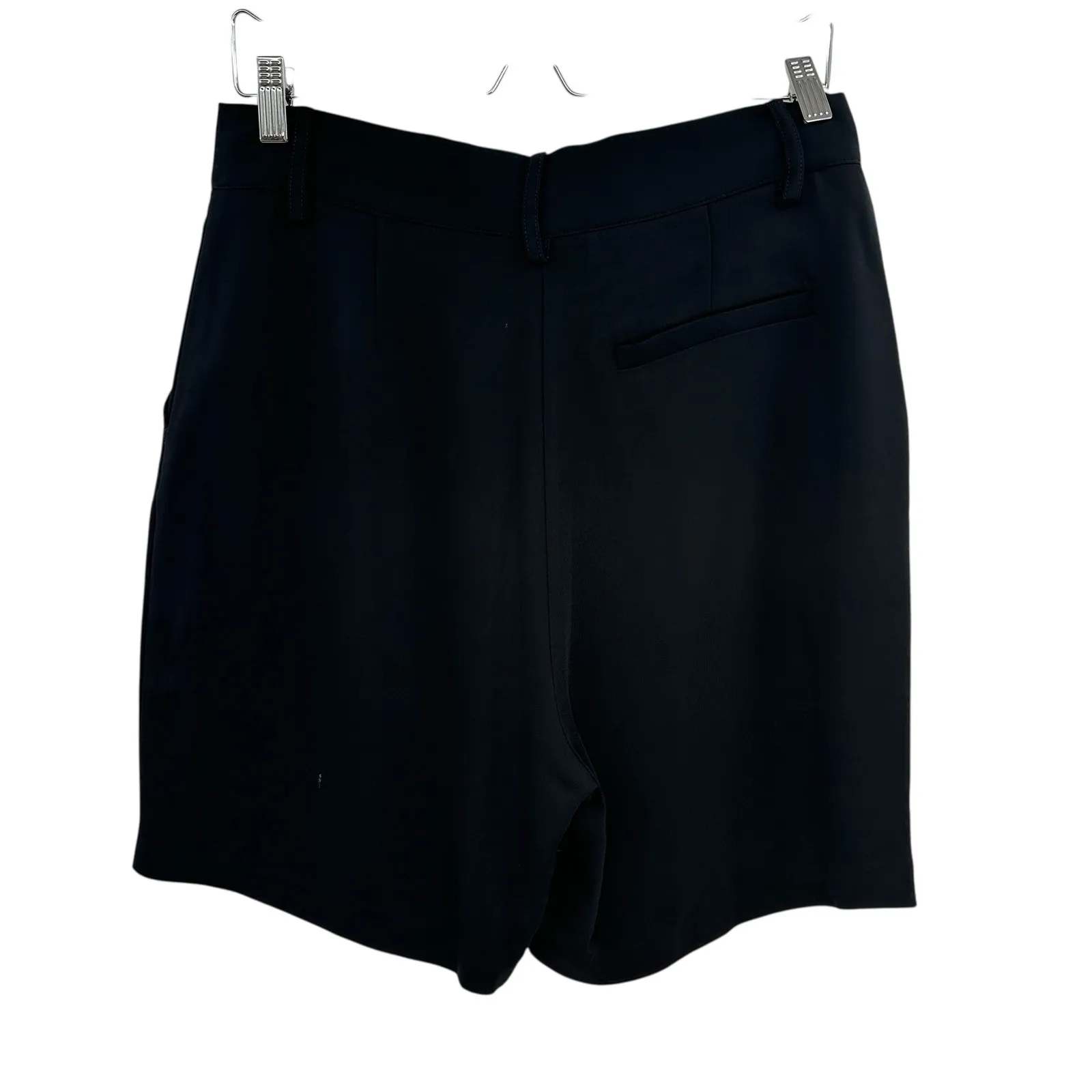 Lita by Ciara Revolve Trouser Shorts Pleated Style High Waist Black Size 10 - Image 7