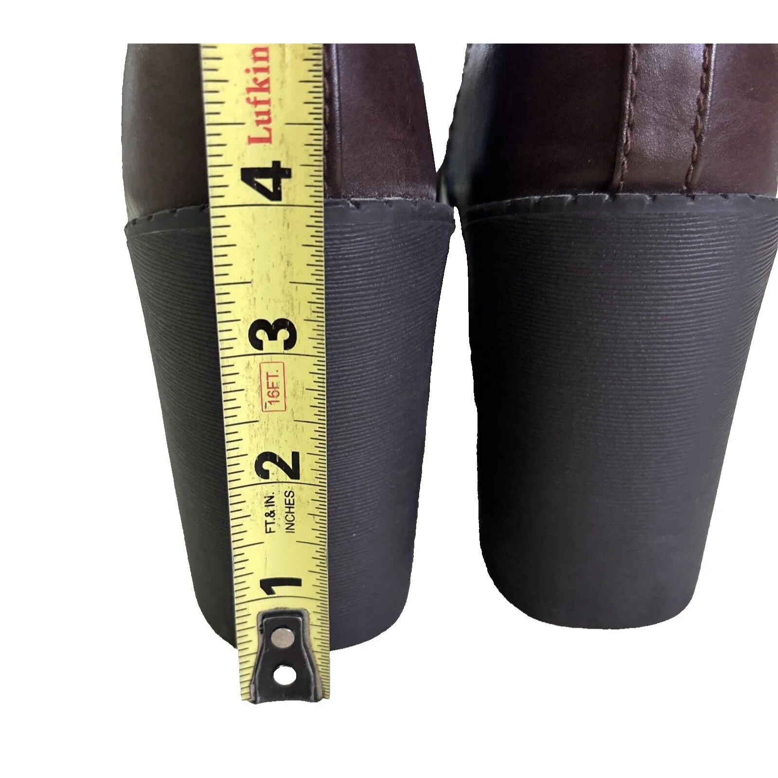 Soda Womens Shoes Sz 9 Balboa Brown‎ Block Heel Combat Moto Boots Lug Sole Y2K - Image 8