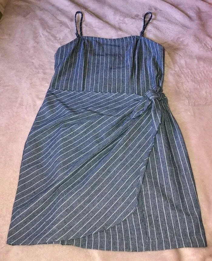 Wrap Dress Blue - Image 2
