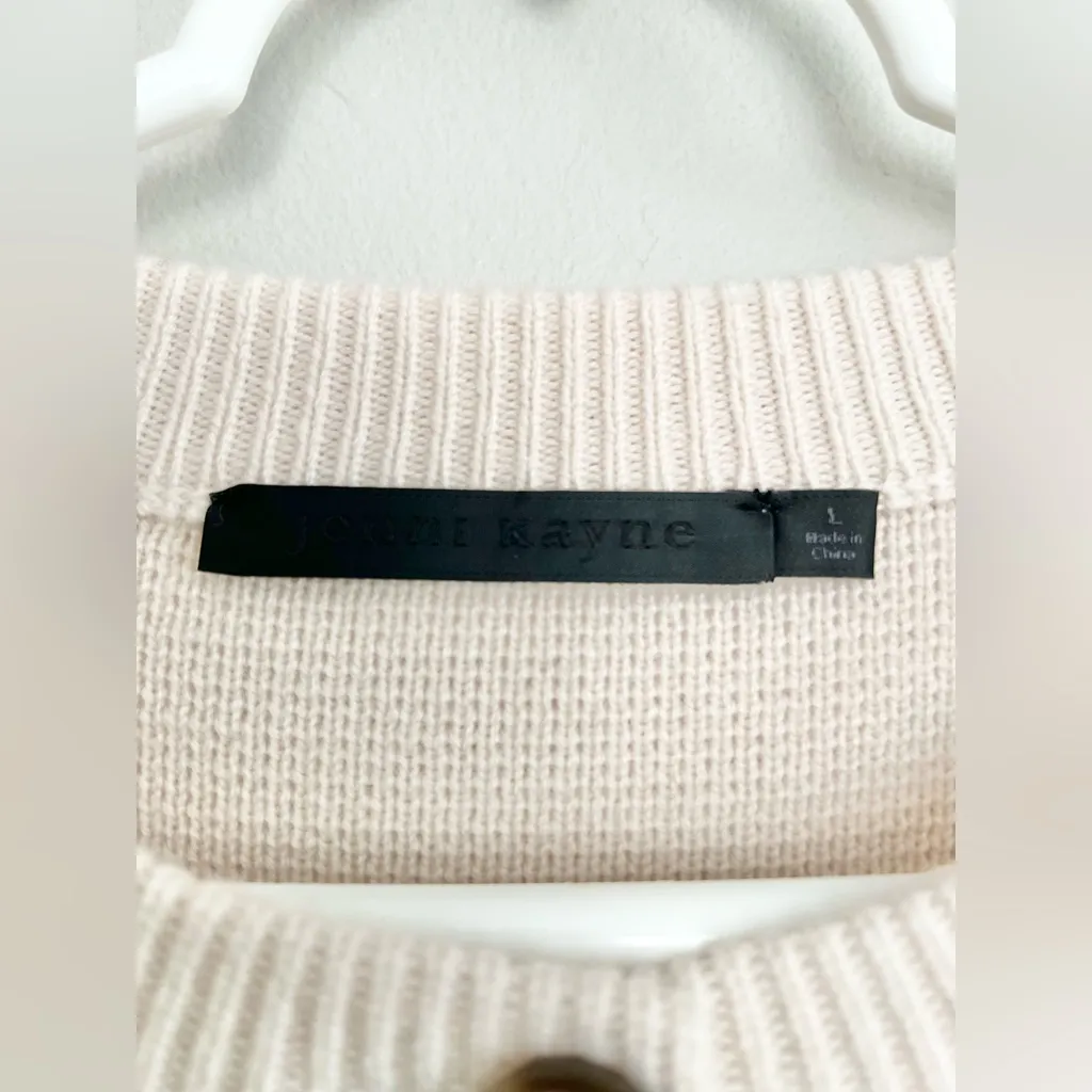 Jenni Kayne Cooper Cardigan Warm Ivory Size Large - Image 5