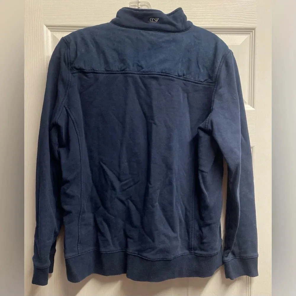 Vineyard Vines 100% Cotton Women’s Quarter Zip Pullover Sweatshirt Size Large - Image 6