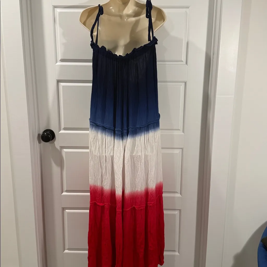 Anna & Ava Gown Women's OS Dress Cover-Up Sleeveless Tie at Shoulder NWT - Image 5