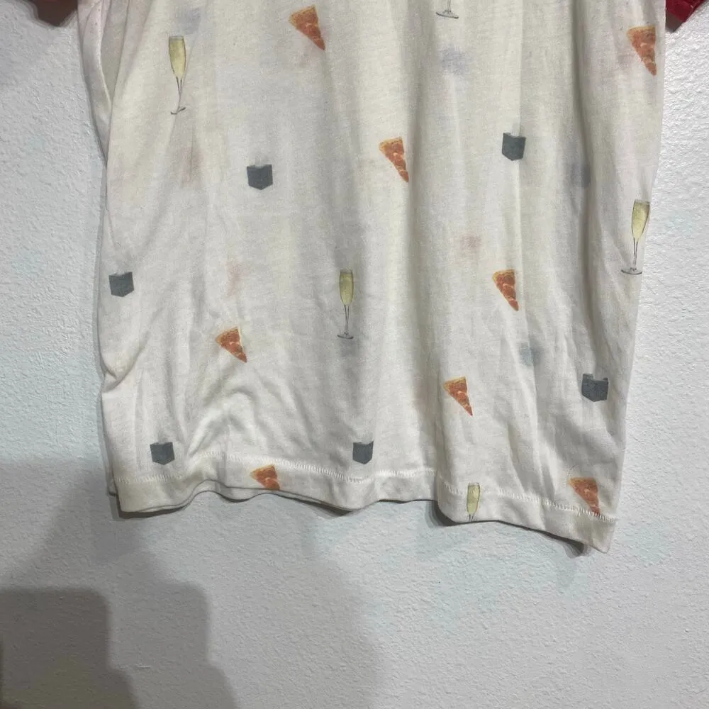 Wildfox White Cocktails Short Sleeve Tee Sz S - Image 4