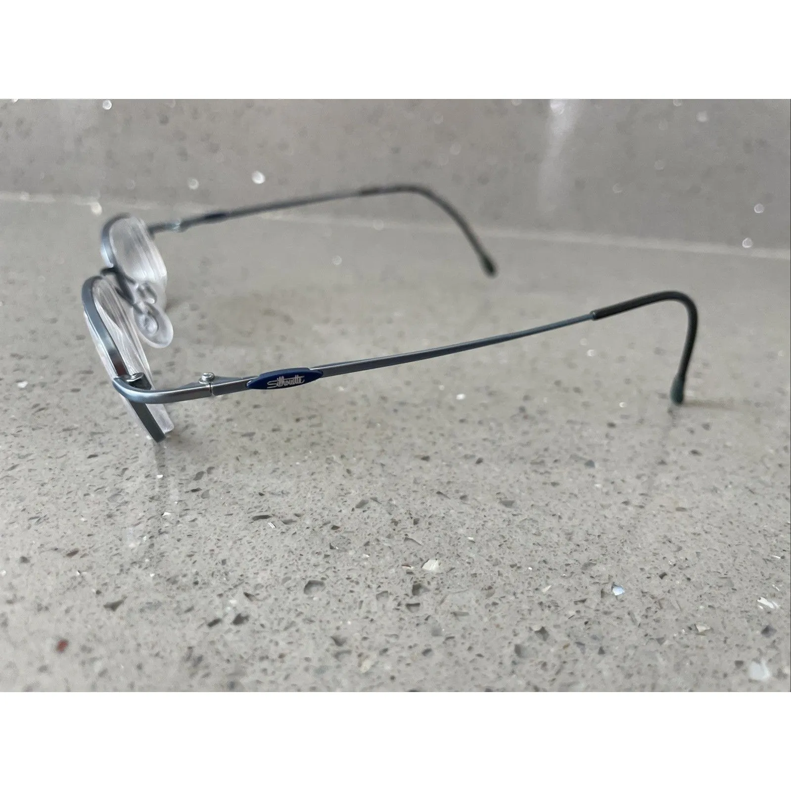 SILHOUETTE M 7417 /40 V 6051 45/22/135 Blue EYEGLASSES Frames Only full rim - Image 3
