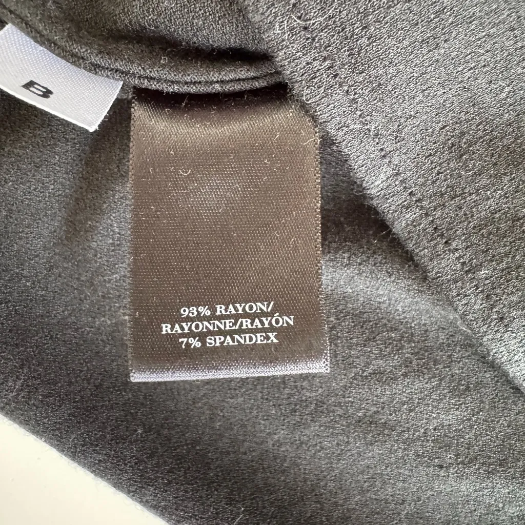 Ann Taylor Petite Black Sleeveless Crew Neck Blouse Gathered Shoulder Sz XSP - Image 5