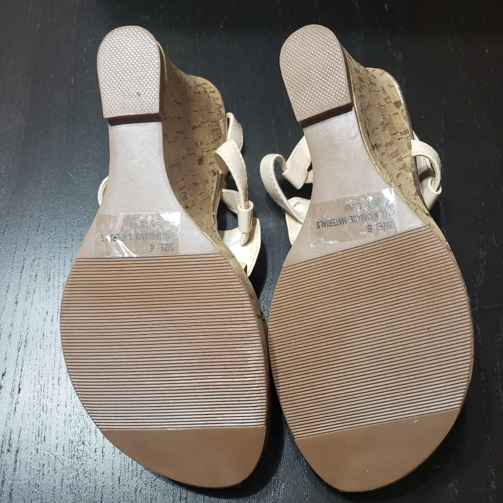Charlotte Russe 🆕️  Nude Wedge Heel - Image 3
