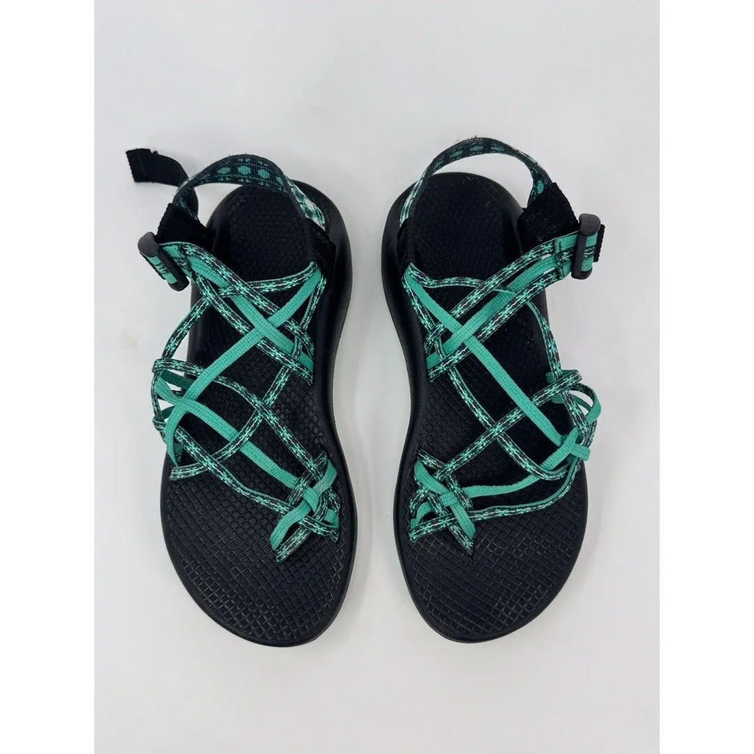 Chaco ZX/3 Womens Sandals Green Dual Adjustable Strap Classic Sport Outdoor US 8 - Image 2