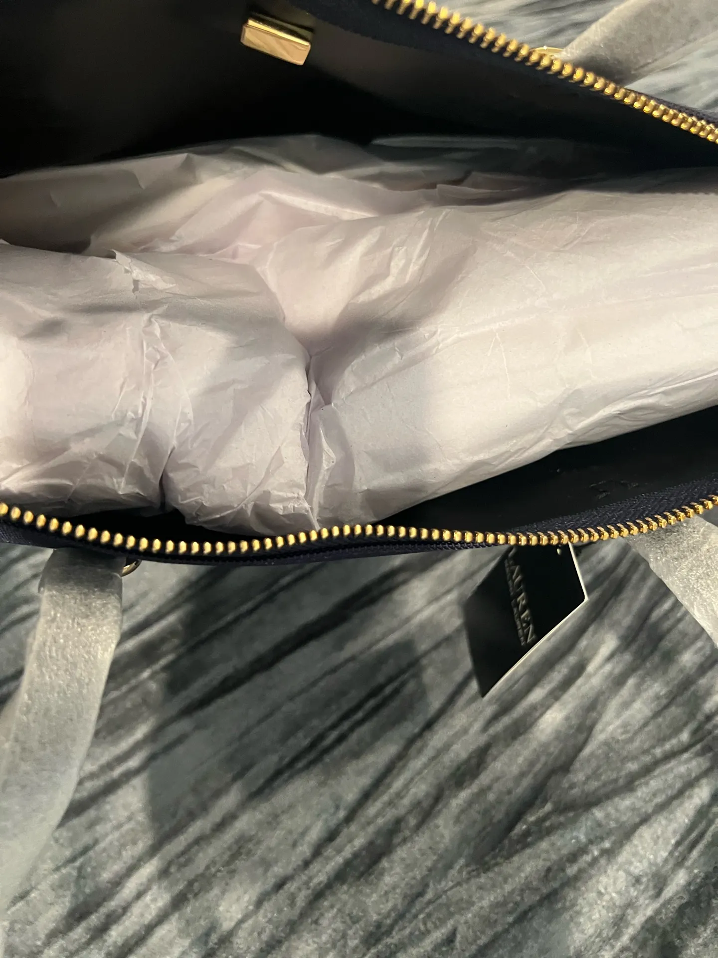 Ralph Lauren Navy Tote Bag - Image 4