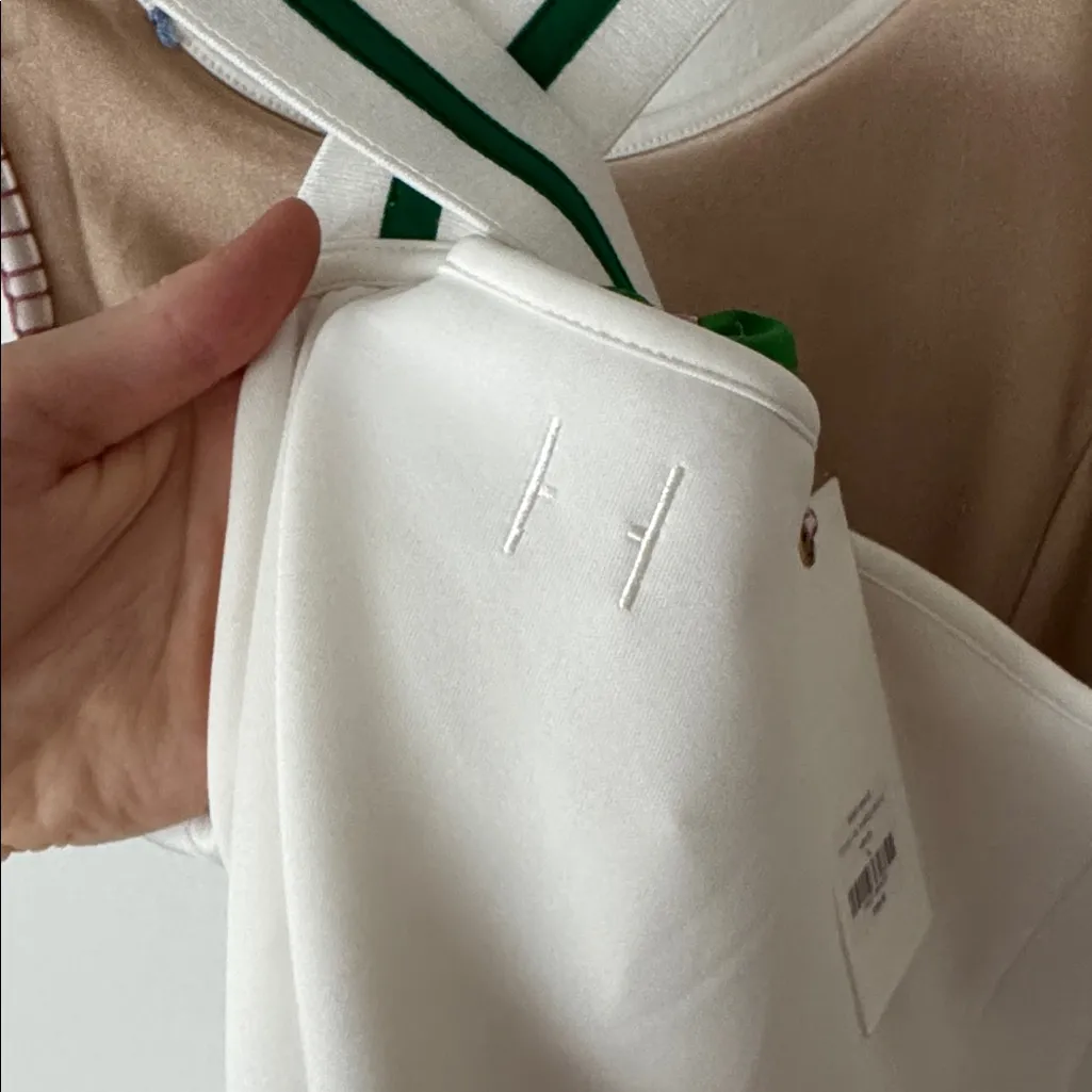 NWT LoveShackFancy XL Douglas White Tennis Dress - Image 7