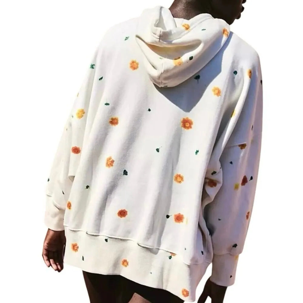 FP Movement x DYEKWEEN Sprint To The Finish Hoodie Size M New w/o Tag SOO White Size M - Image 4