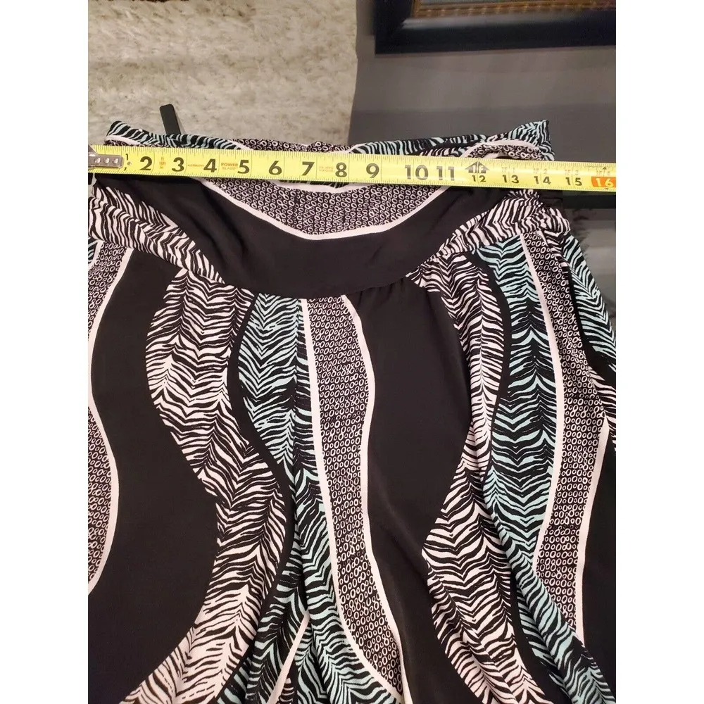 Cato Women's Polyester Mid Rise Wide Legs Comfort Waist Palazzo Pant Size S - Image 9