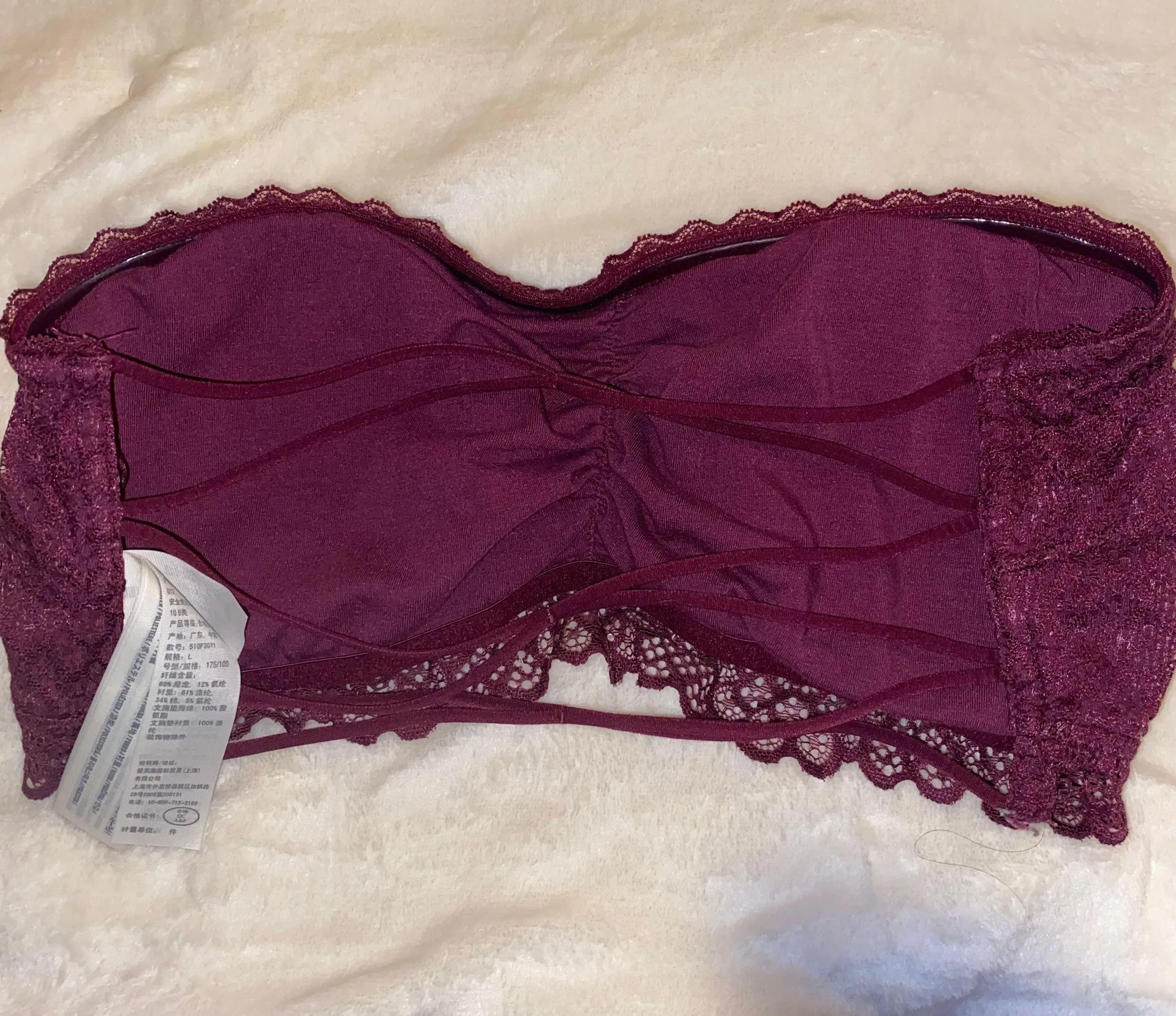 Maroon Bralette - Image 2