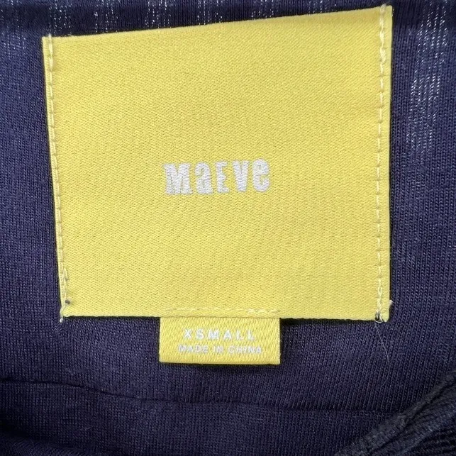 Anthropologie Maeve Women XS Short Sleeve Seersucker Dress‎ Navy Blue Cocktail - Image 3