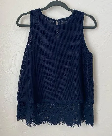 J.O.A sleeveless double layered lace top▪️size S - Image 32
