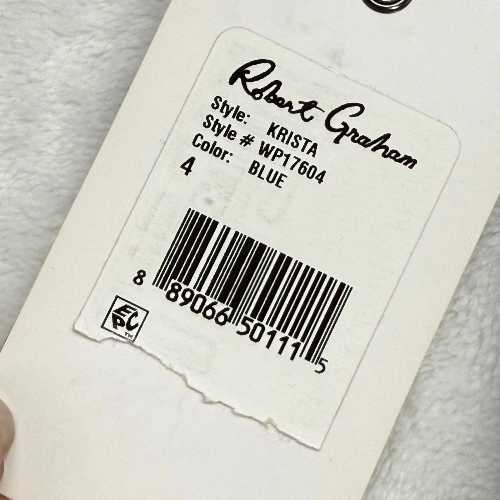 Robert Graham Maxi Dress Floral Print Halter‎ Neck Sleeveless Blue Size 4 - flaw - Image 8