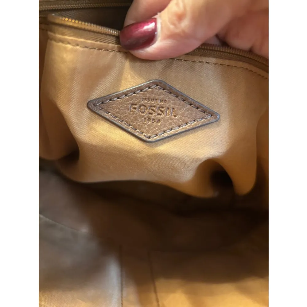 Fossil Black & White Tote Bag - Image 6