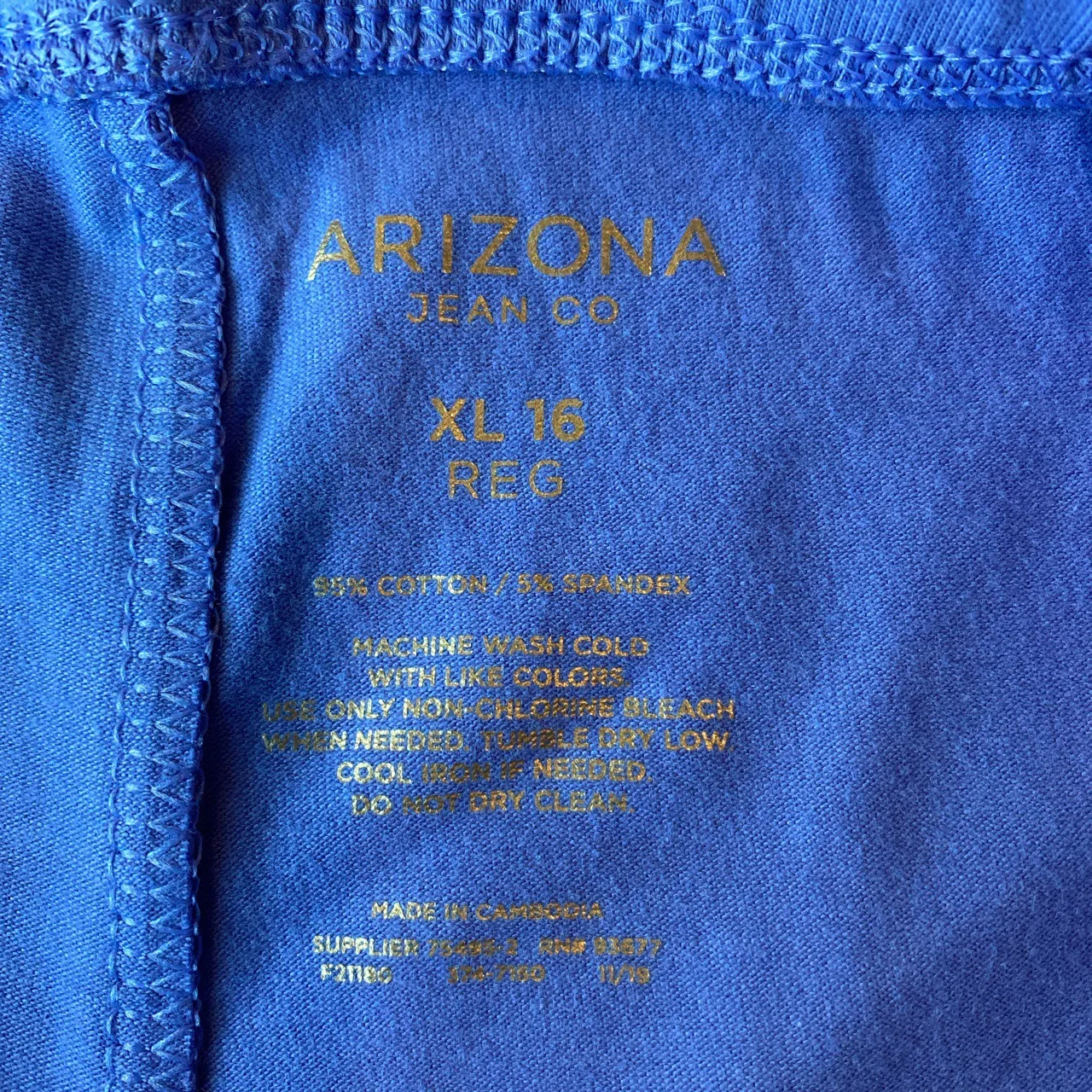 Arizona Jeans Leggings Tights Capris Pants - Image 4