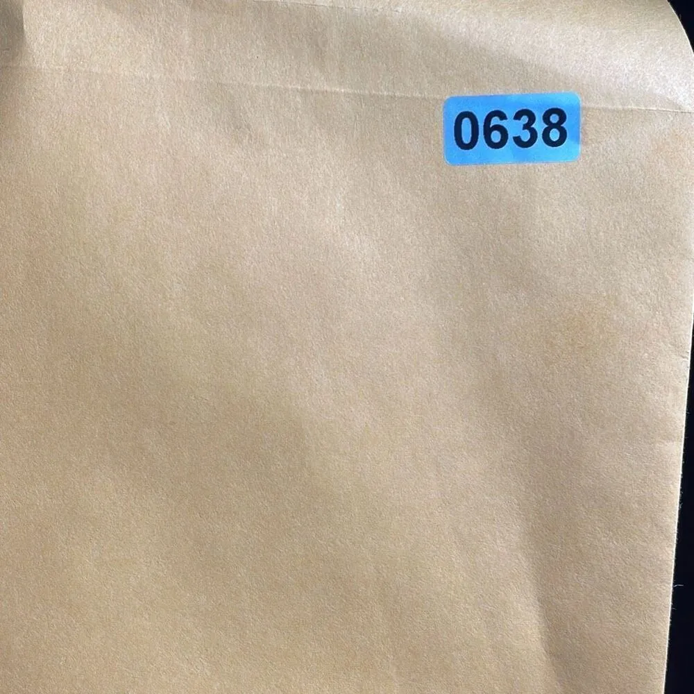 Vintage acrylic cream beads faux agate slices necklace Brown - Image 7