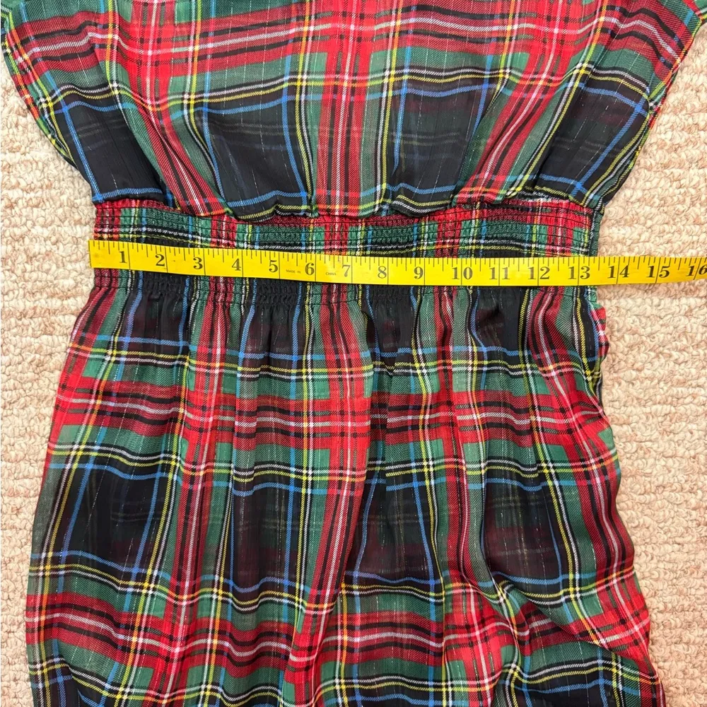 J Crew Cinched-waist dress in Stewart tartan Size small. A9 - Image 14
